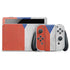 Czech Republic Flag Distressed Nintendo Switch OLED (2021) Skin